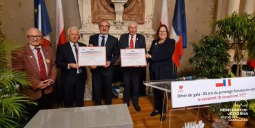Galeria z obchodów jubileuszu miast partnerskich Konstancin-Jeziorna – Saint-Germain-en-Laye.  